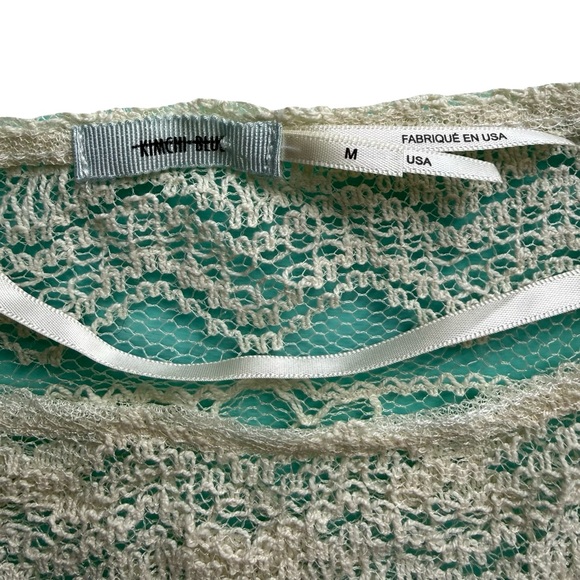Kimchi Blue Lace Blouse - Cream Size M Boho Cottagecore Festival Feminine - Picture 4 of 13